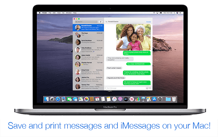How to print and save messages and iMessages on your Mac from the Messages app.