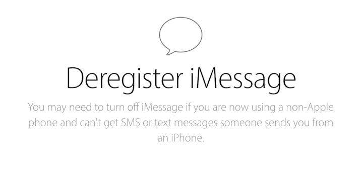 You may need to turn off iMessage if you are now using a non-Apple phone and can't get SMS or text messages someone sends you from an iPhone.